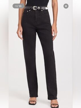 Madewell 90’s Straight Leg Jeans - Faded Black